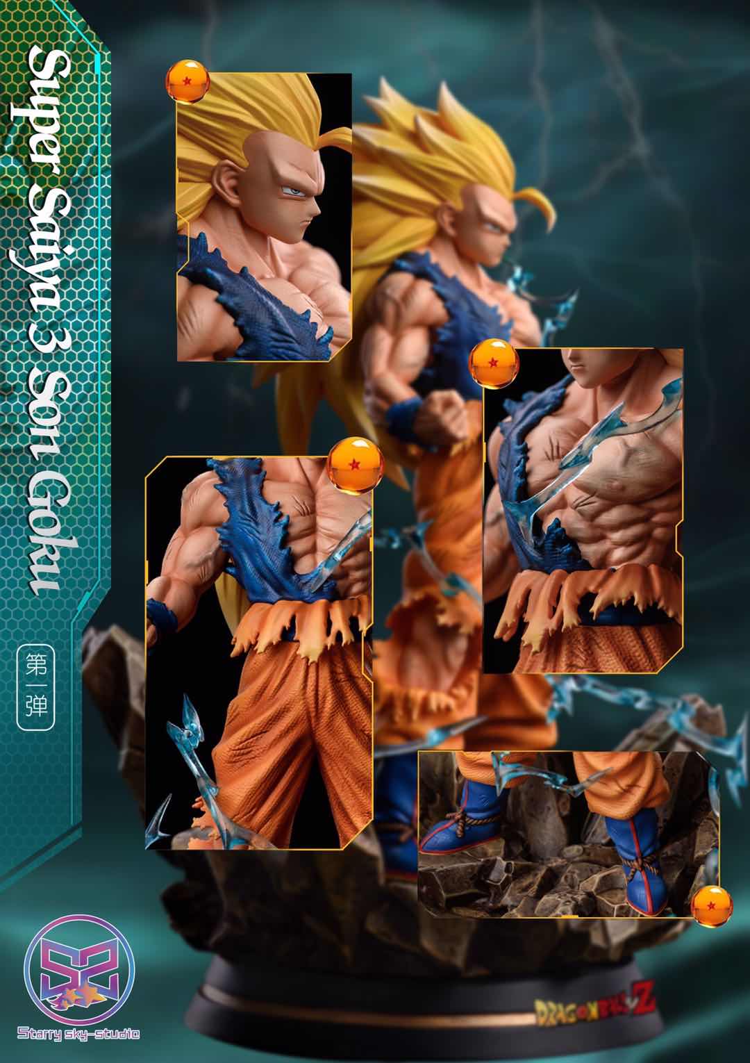 Starry Sky Studio Dragon Ball SSJ3 Goku (Ready Stock)