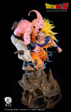 Ryu Studio Dragon Ball SSJ3 Goku vs Kid Buu 1/6 Licensed Statue (Ready Stock)
