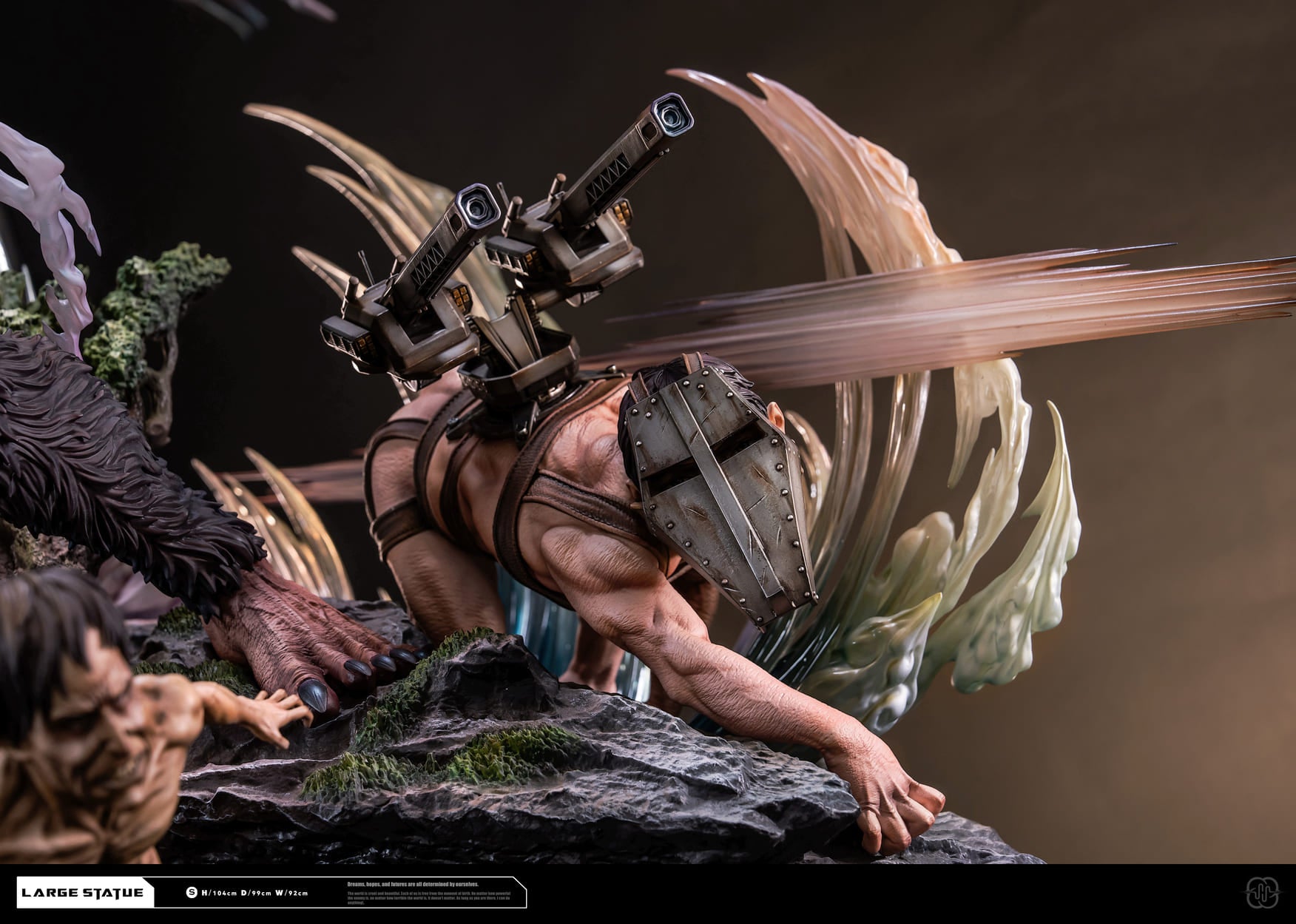 (Pre-order) Hertz Studio Attack On Titan Beast Titan x Levi x Cart Titan