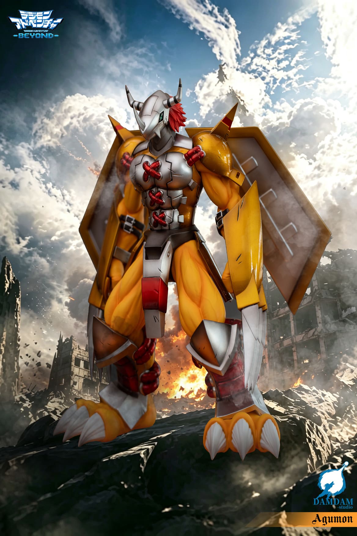 (Pre-order) Damdam Studio - Agumon and Wargreymon