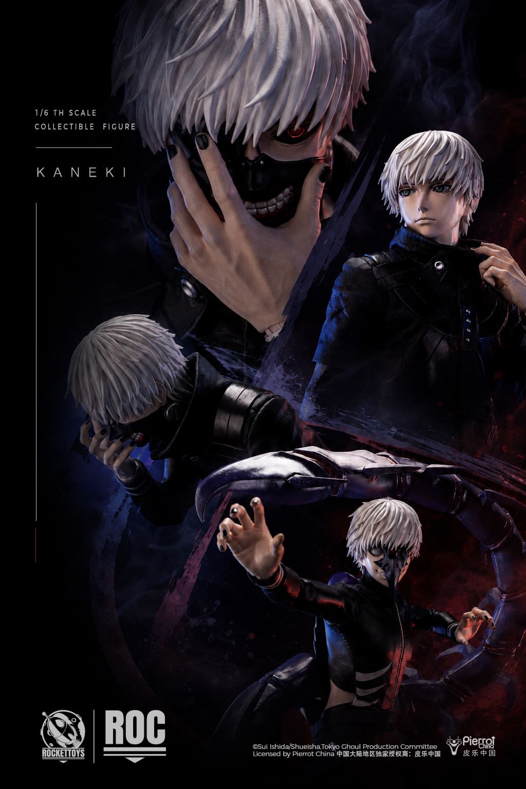 (Pre-order) ROCKETTOYS Officially Licensed China Edition – KANEKI Battle Suit Ver. 1/6 Action Figure