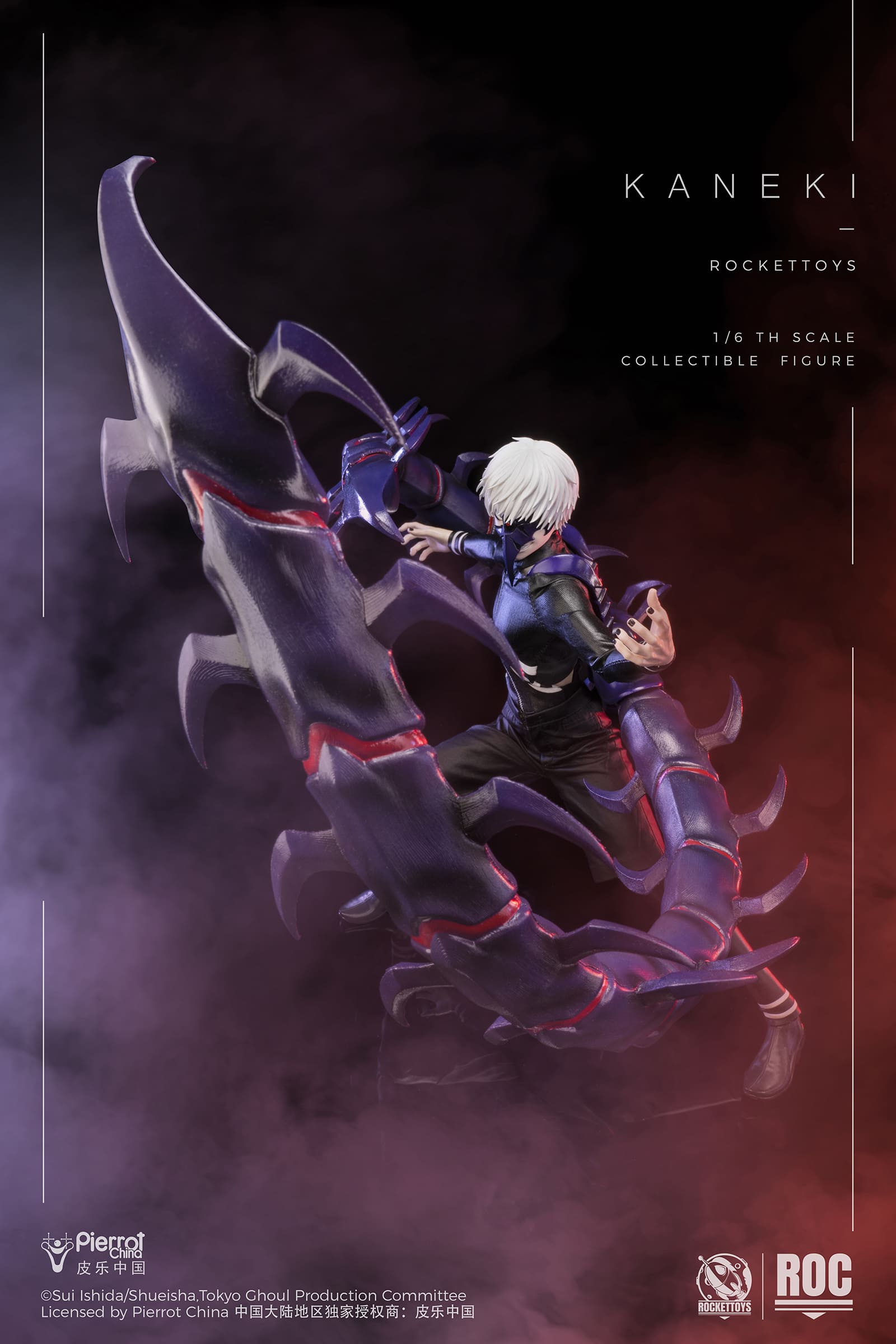 (Pre-order) ROCKETTOYS Officially Licensed China Edition – KANEKI Battle Suit Ver. 1/6 Action Figure