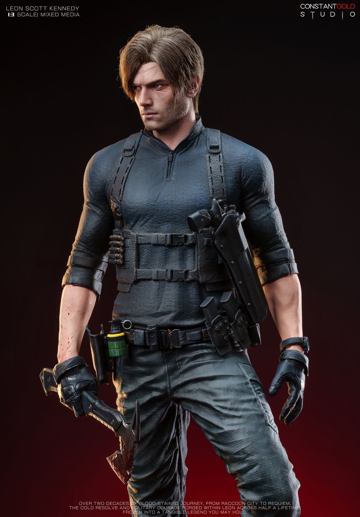 (Pre-order) Constant Gold Studio - Leon Scott Kennedy - Resident Evil | ShonenX Collectibles