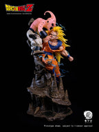 Ryu Studio Dragon Ball SSJ3 Goku vs Kid Buu 1/6 Licensed Statue (Ready Stock)