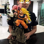 Ryu Studio Dragon Ball SSJ3 Goku vs Kid Buu 1/6 Licensed Statue (Ready Stock)